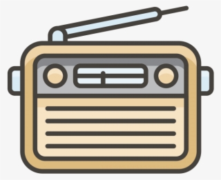 Radio Emoji Icon - Retro Radio Png Icon