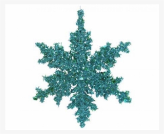 Peacock Sparkle Snowflake Dec - Pine Family