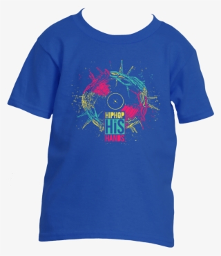 Hhihh Kids Crown Of Thorns Record Tee Blue - Active Shirt