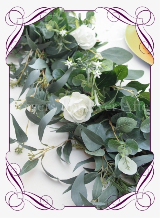 Georgie White Rose & Foliage - Floribunda