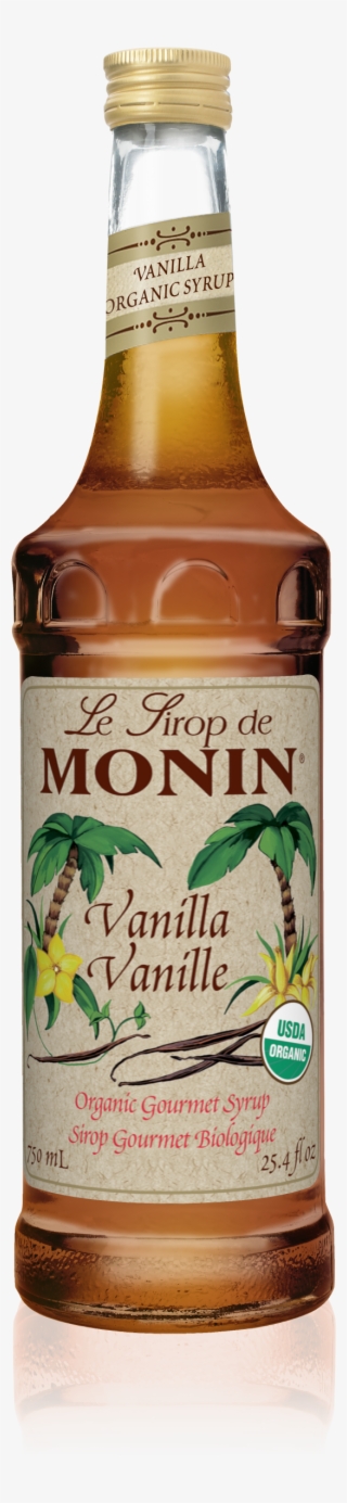 750 Ml Organic Vanilla Syrup - Monin Caramel Apple Butter