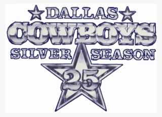 Dallas Cowboys Iron On Stickers And Peel-off Decals - Dallas Cowboys 25th Anniversary