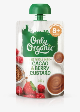 Cacao & Berry Custard - Only Organic Baby Food Pouches