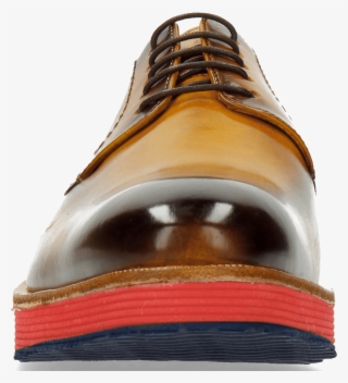 Derby Shoes Chris 1 Yellow Shade Brown Micro Mattone - Wood