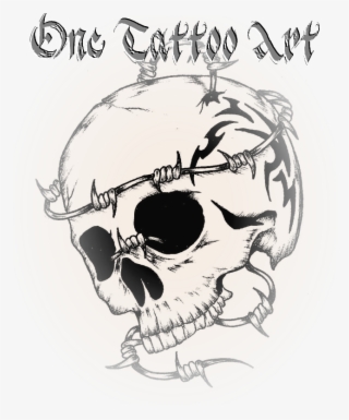 Tattoo Art Skull Artist Flash One Clipart