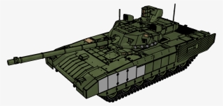 T 14 Armata Tank Perspective View Png Clipart Cartoon - Churchill Tank