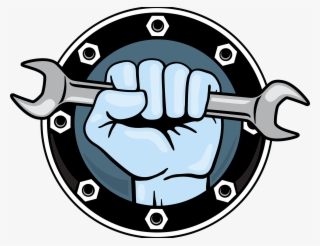 Hand Tool Wrench Fist Icon - Hand Tool Logo