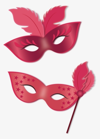 Banner Black And White Library Ball Red Carnival Transprent - Party Face Mask Png