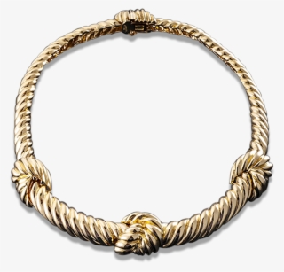 David Webb Gold Knot Necklace - Bracelet