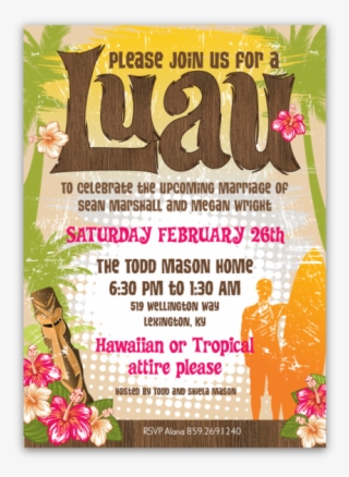 Hawaiian Invitations Hr Office Events Pinterest - Luau