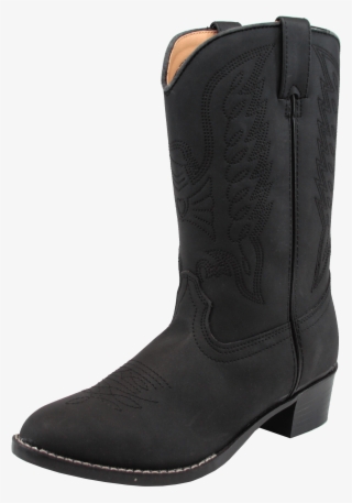 Cowboy Boot Png - Black Western Boots