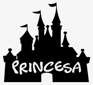 Sticker Princesse Chateau Princesa Ambiance Sticker - Disney Castle Silhouette