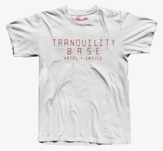 'tranquility Base Hotel Casino' White T-shirt - Arctic Monkeys Tranquility Base Hotel & Casino