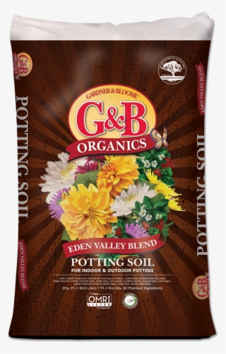G&b Organics Eden Valley Blend Potting Soil Rice Hulls, - Sunflower