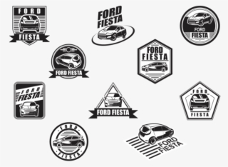 Ford Fiesta Vector Labels - Ford Fiesta Vector