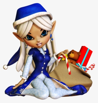 Christmas Day - Christmas Elf Girl Png