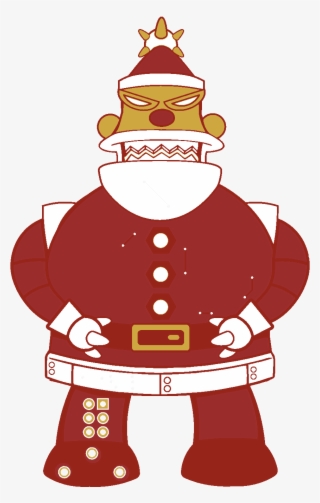 Robo Santa - Cartoon