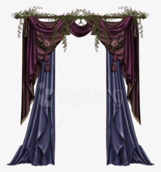Free Png Curtains Png Pic Png - Gothic Curtain