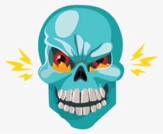 #skull #angry #mad - Skull