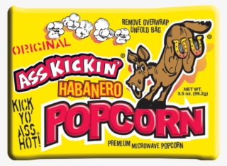 Ass Kickin' Habanero Popcorn $1 - Cartoon