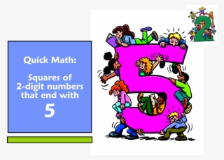 Find The Squares Of Numbers That End With - Fifth Grade Book Math