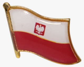 Old Poland Waving Flag Lapel Pin - Polish Ministry Of Culture And National Heritage