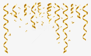 Confetti Gold Png - Transparent Gold Confetti Png