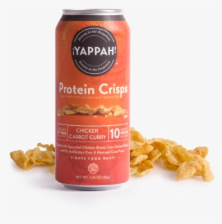 Carrot Curry Flavored - Yappah Protein Crisps