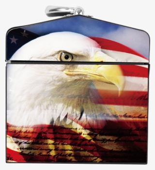 Load Image Into Gallery Viewer, American Flag Eagle - Bald Eagle With American Flag