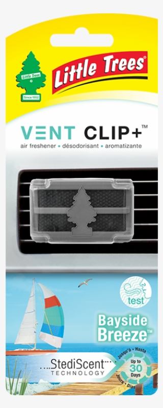 Car Freshner Vent Clip Bayside Breeze - Little Tree Vent Clip Air Freshener
