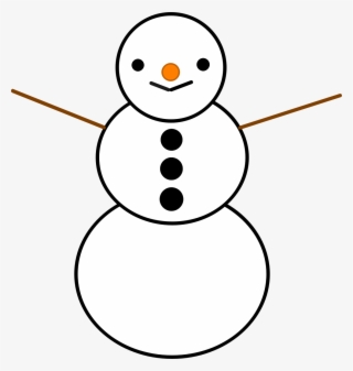 1480560886 Clip Art Snowman - Clipart Picture Of Snow Man
