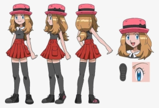 Pokemon Serena Short Hair Png