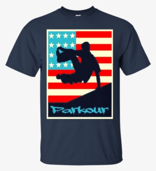 American Flag Parkour T-shirt Parkour T Shirt Free - Broly T Shirt