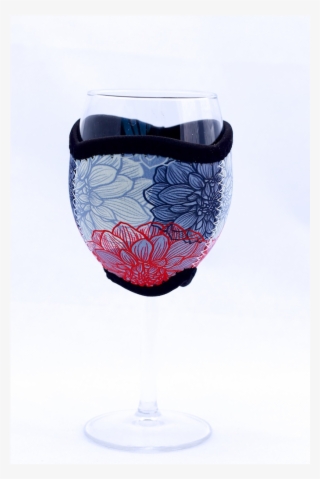 Chrysandtheum Wine Glass Cooler - Champagne Stemware