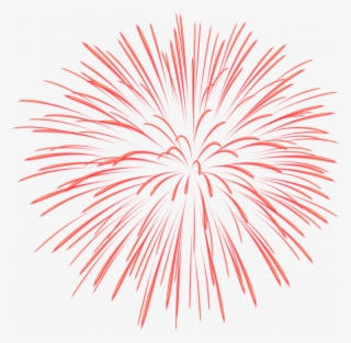 Firework Clipart Download - Red Fireworks Transparent Background