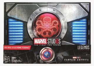 Mcu 10th Anniversary Sdcc 2018 Tesseract & Red Skull - Marvel Legends Series Electronic
