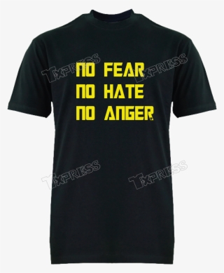 Shirt No Fear No Hate No Anger Black - Gucci Shirts