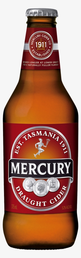 Mercury Cider Draught - 5000 Beer Bottle Png