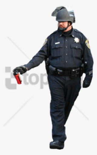 Free Png Cop Png Png Image With Transparent Background - Pepper Spray Cop Transparent