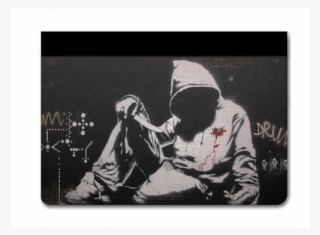 Leather Ipad Banksy 07 - Banksy Hoodie Knife