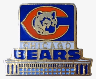 Vintage Chicago Bears Pin, Vintage Pin, Peabe, Peabe - Label