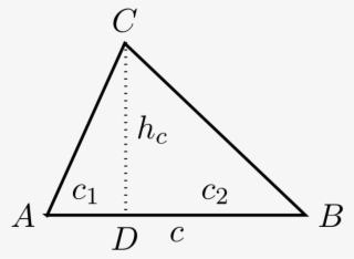 Is Interior Or Exterior To The Triangle, The Area Of - Прямоугольные Треугольники Abd И Cdb Изображенные На