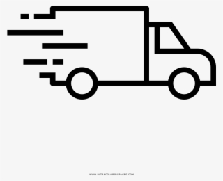Delivery Truck Coloring Page