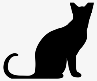 Black Cat Clipart - Cat Yawns