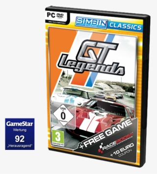 Gt Legends Pc- Racing Game - Pc Games Box Png