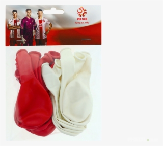 White And Red Balloons 10 Pcs - Uniform