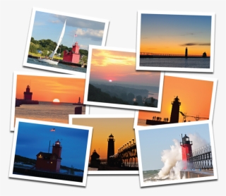 Picture Of Set Complete Lighthouse Series Set Of 8 - Grand Haven Light