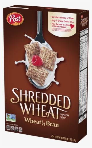 Post Shredded Wheat Spoon Size Wheat'n Bran Cereal - Shredded Whole Wheat Cereal