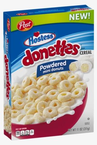 Donettes Product Image - Hostess Powdered Donuts Cereal