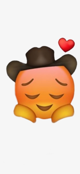 Emoji Cowboy Cowboyemoji Yeehaw - Cowboy Emoji With Heart